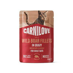 Carnilove Cat Pouch Gravy Wild Boar+Chamomile 85g