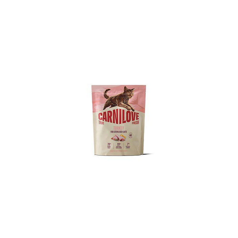 Carnilove Cat True Fresh Dry Turkey Steril.Ad.AB 400g