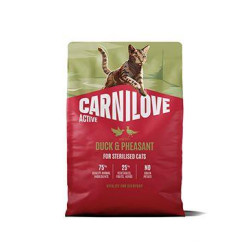 Carnilove Cat Active Dry Duck&Pheas.Steril.Ad.AB 2kg