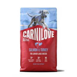 Carnilove Dog Active Dry Salmon&Turkey Junior LB 4kg