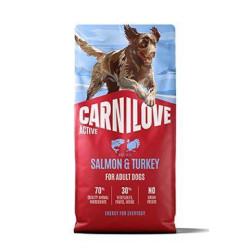 Carnilove Dog Active Dry Salmon&Turkey Adult AB 12kg