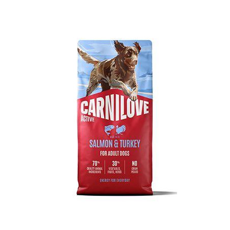 Carnilove Dog Active Dry Salmon&Turkey Adult AB 12kg