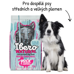 Ibero NATURAL dog COLD PRESSED duck 12kg