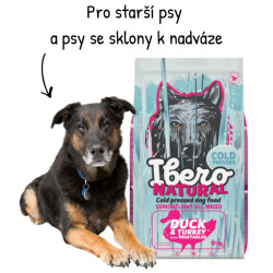 Ibero COLD PRESSED dog SENIOR duck/turkey 12kg