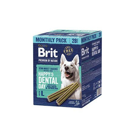 Brit Premium Dog by Nature Dental Snacks L 28ks