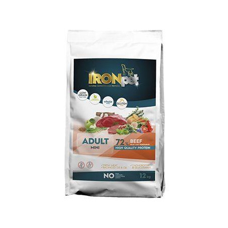 IRONpet Dog Adult Mini Beef 12kg