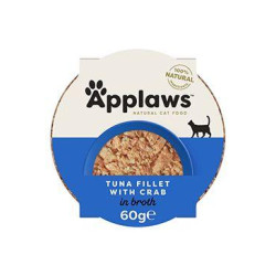 Applaws Cat miska Adult Broth tuňák s krabem 60g