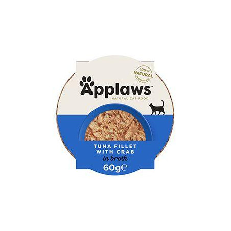 Applaws Cat miska Adult Broth tuňák s krabem 60g