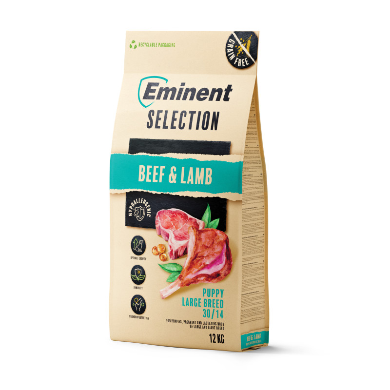 Eminent Selection Dog Puppy Large Breed Beef&Lamb 12kg