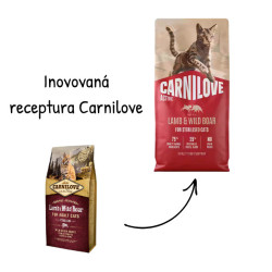 Carnilove Cat Active Dry Lamb& Wild Steril.Ad.AB 6kg
