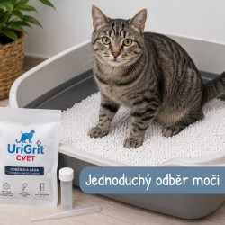 Odběr.sada k odběru moči u koček UriGrit CVET