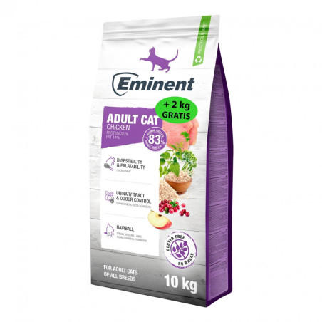 Eminent Cat Adult Chicken 10 + 2 kg zdarma