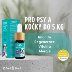 CBD Konopný olej pro zvířata 2% 10ml