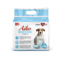 Plenky pro psy Aiko Soft Diapers S-M/30-46cm 12ks