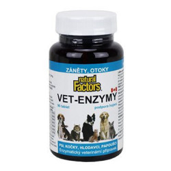 Vet Enzymy 90tablet podpora hojení, záněty, otoky