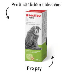 Šampón MATTEO antiparazit. pre psov 200ml PHC