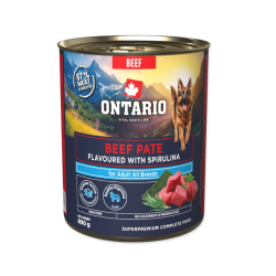 ONTARIO konz. Beef Pate with Spirulina 800g