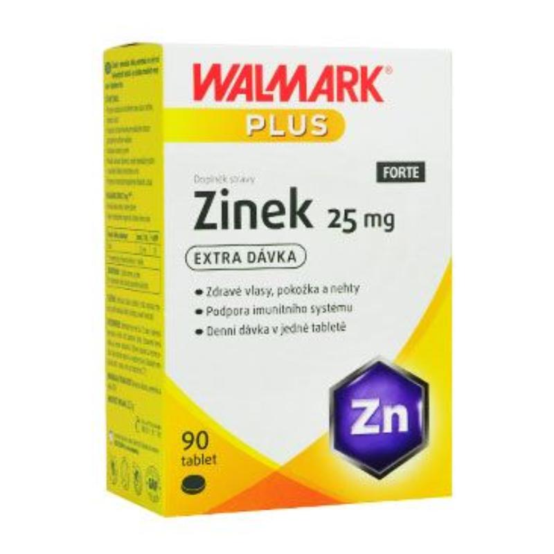 Zinek Forte 25mg 90tbl Walmark