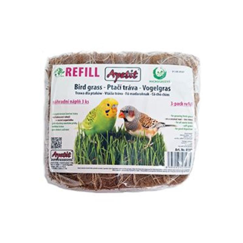 Apetit ptačí tráva REFILL náhr.rohož,semínka 3x30g