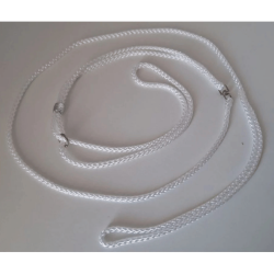 Výstavní vodítko bílé 130cm/4mm
