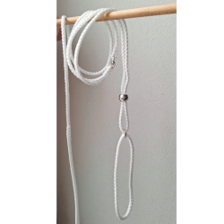 Výstavní vodítko bílé 130cm/6mm