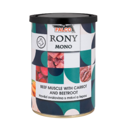 FALCO RONY MONO hovězí svalovina mrkví a řepou 400g