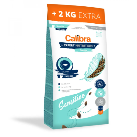 Calibra Dog EN Sensitive Salmon 12 kg – granuly s lososom
