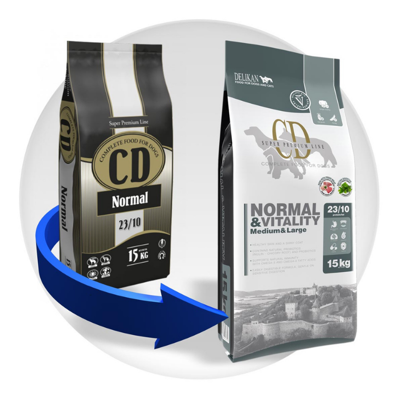 Delikan CD Normal Dog 15 kg – granuly pre dospelých psov