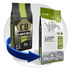 Delikan CD Lamb and Rice Dog 15 kg – jahňacie granuly pre psov