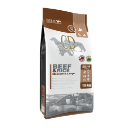 Delikan Dog CD Beef and Rice 15 kg – granuly s hovädzím a ryžou