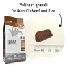 Delikan Dog CD Beef and Rice 15 kg – granuly s hovädzím a ryžou