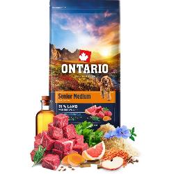 Ontario Senior Medium Lamb & Brown Rice 12kg