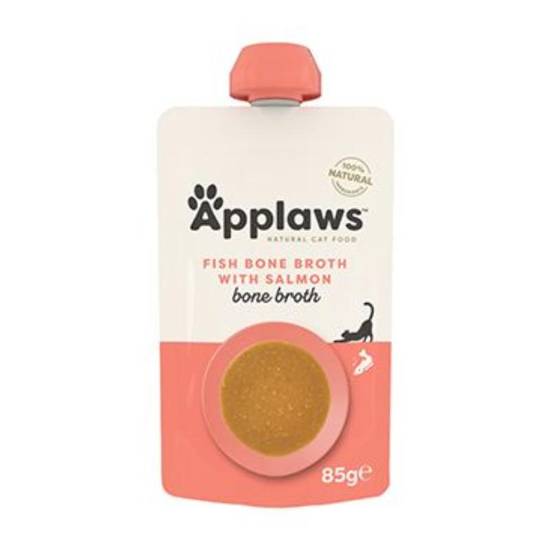 Applaws Cat kapsa Adult Broth rybí vývar s lososem 85g