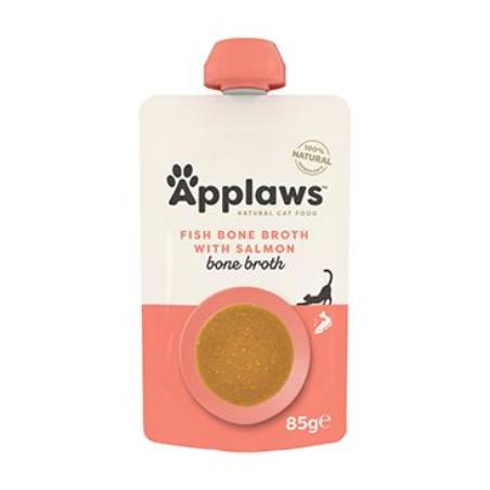 Applaws Cat kapsa Adult Broth rybí vývar s lososem 85g