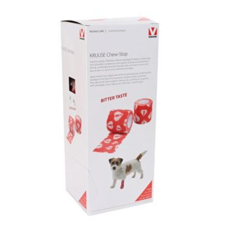 Obinadlo elast. Chew-Stop 10cm x 4,5m Kruuse 10ks