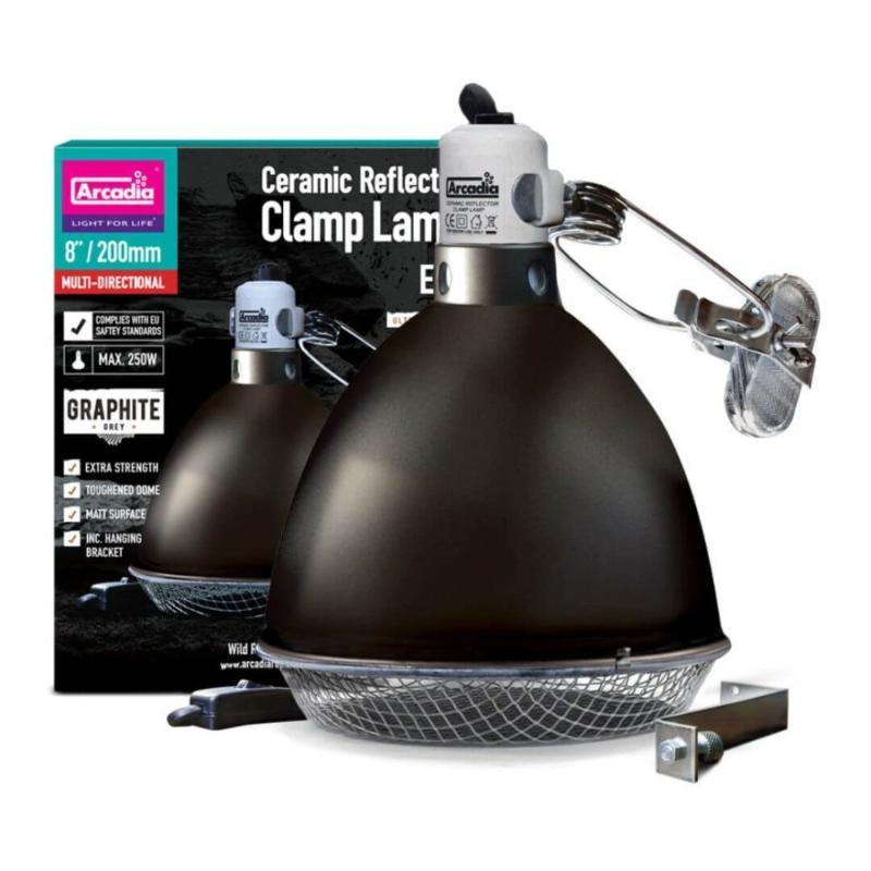 Arcadia Clamp Lamp Pro D3 UV Basking Lamp - Graphite