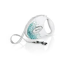 Flexi Vodítko Glam Splash M pásek 5m Ocean