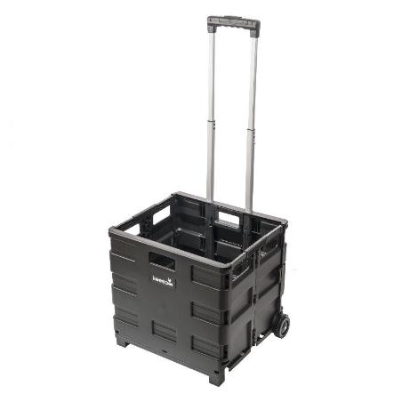Keeeper Skládací nákupní vozík Olli 45l Black