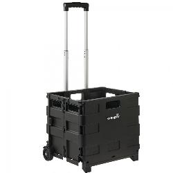 Keeeper Skládací nákupní vozík Olli 65l black
