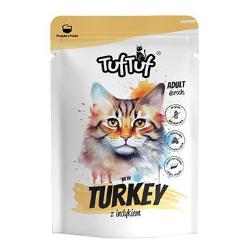 Tuf Tuf Cat Paštika s krůtím masem kapsa 100g