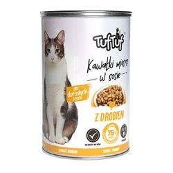Tuf Tuf Cat Kousky masa s drůbežím konz. 415g