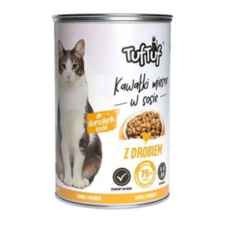 Tuf Tuf Cat Kousky masa s drůbežím konz. 415g