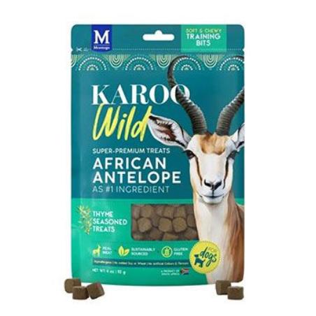 Pochoutka KAROO trainer snack antilopa tymián 113g