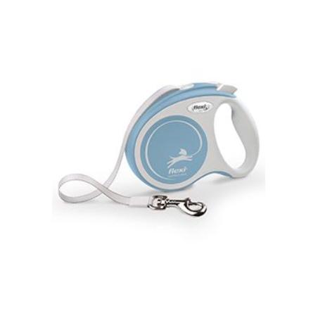 Vodítko FLEXI Comfort Plus S pásek 5m/15kg sv.modrá