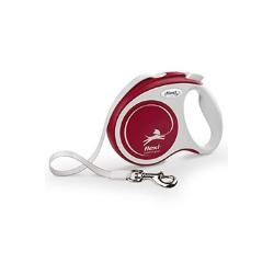 Vodítko FLEXI Comfort Plus S pásek 5m/15kg červená