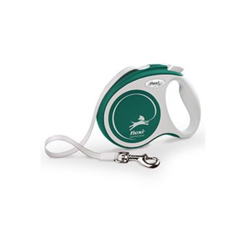 Vodítko FLEXI Comfort Plus S pásek 5m/15kg zelená