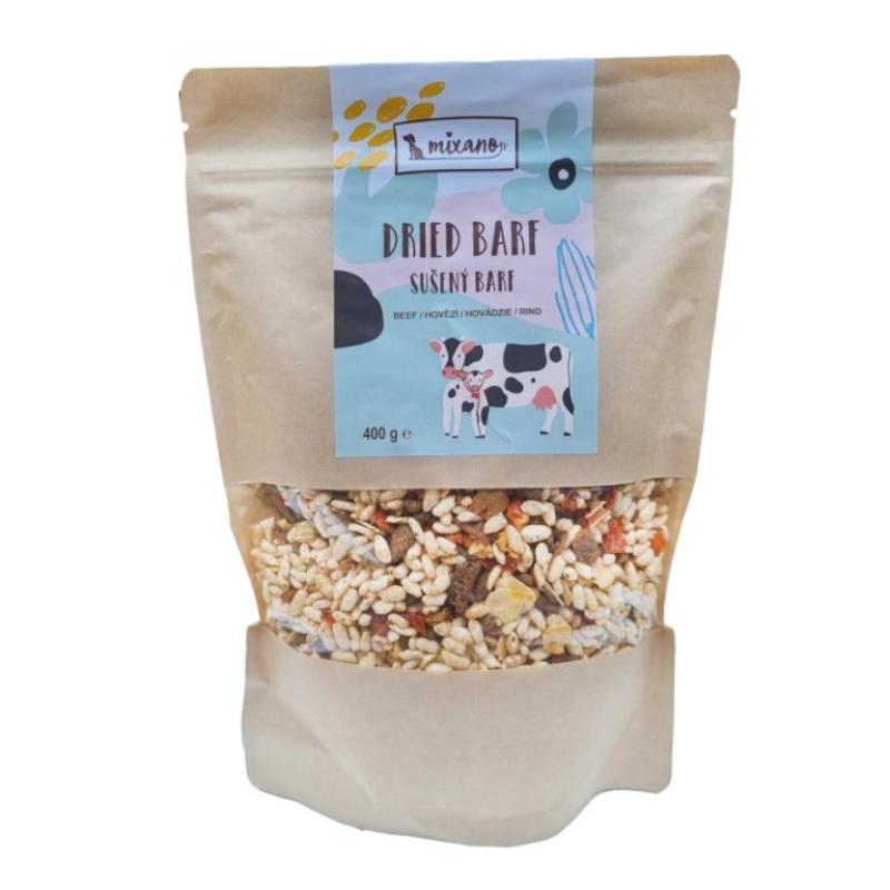 Mixáno sušený BARF - Hovězí 400g