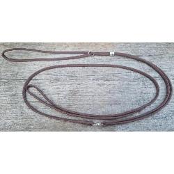 Výstavní vodítko hnědé (hladké) 130cm/4mm