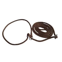 Výstavní vodítko zlatavě hnědé pro velké psy 130cm/7mm