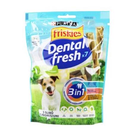 Friskies pochúťka pes DentalFresh 3 v 1 "S" 110g